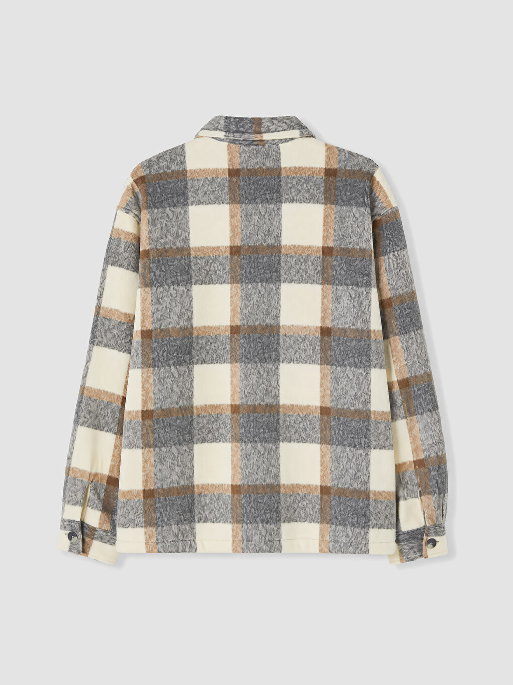 Торлы Өрнекті Ерлердің Lumberjack Күртесі-8