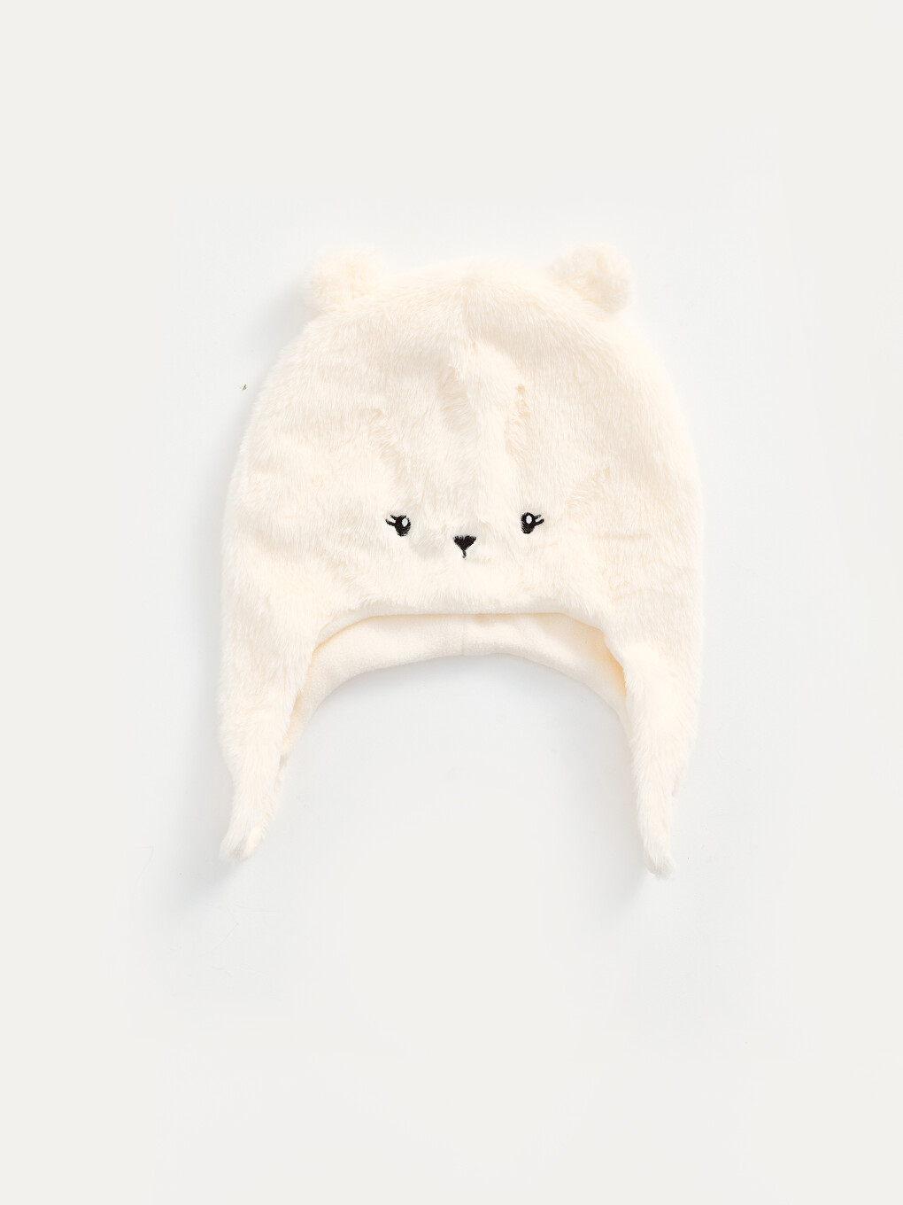 Embroidered Plush Baby Girls' Snow Hat