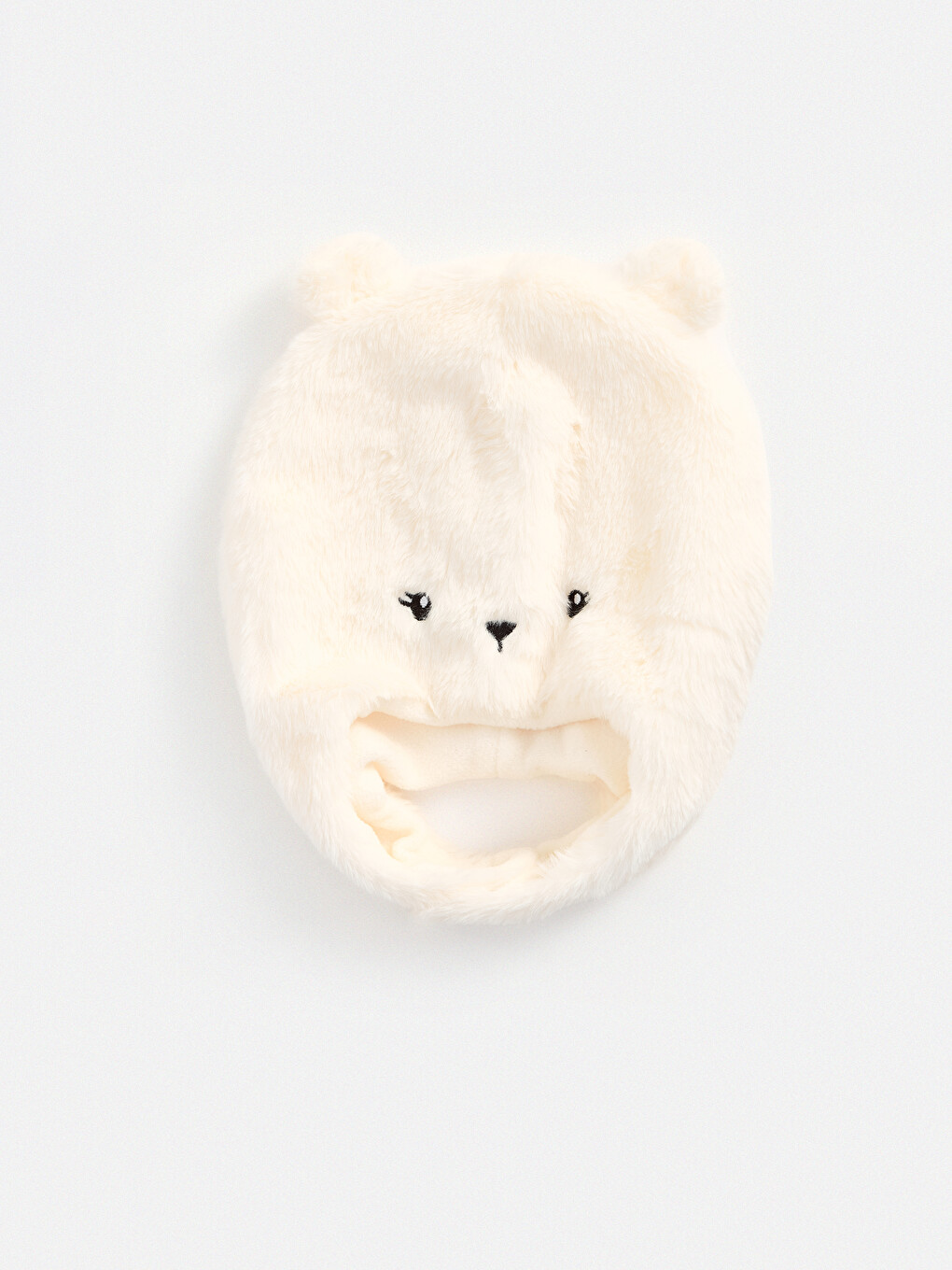 Embroidered Plush Baby Girls' Snow Hat-1