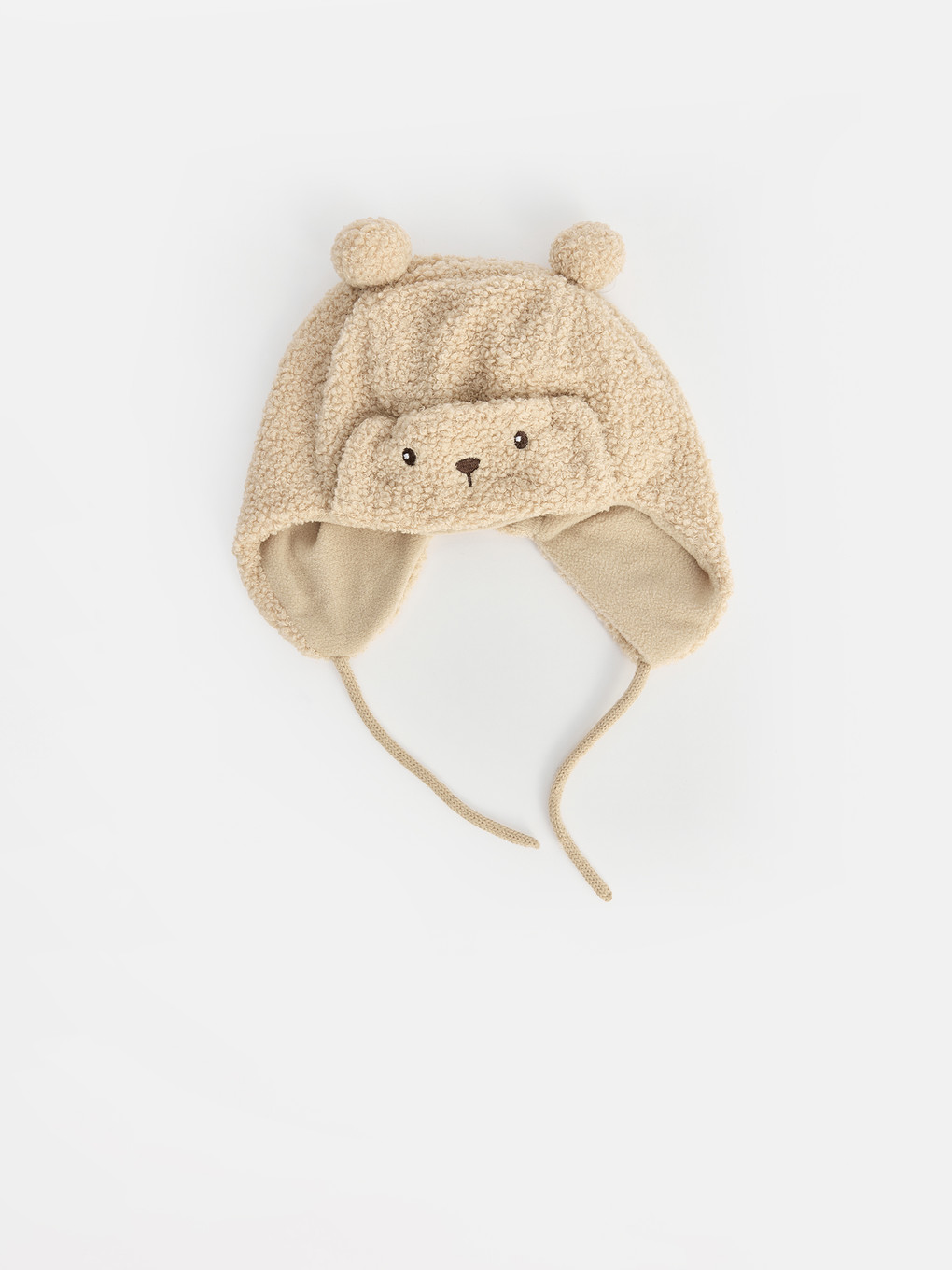 Embroidered Plush Baby Boys' Snow Hat