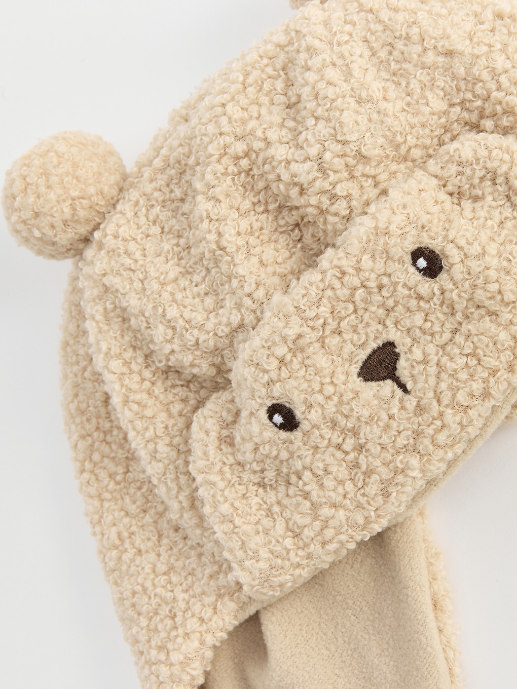 Embroidered Plush Baby Boys' Snow Hat-2