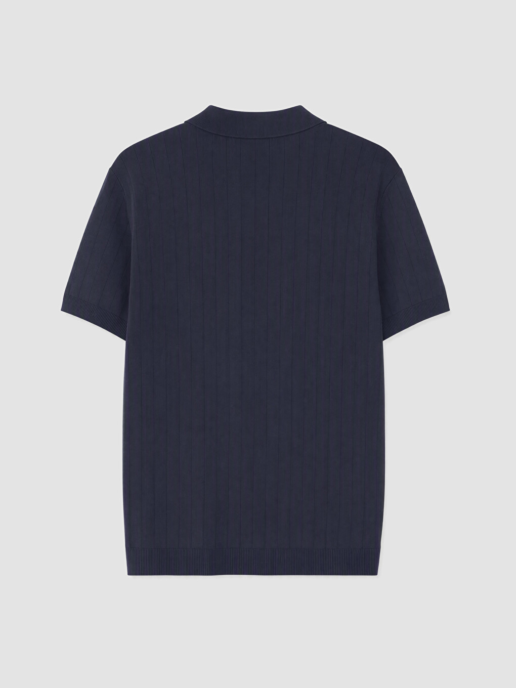 Lacivert Polo Yaka Erkek Triko Tişört-2
