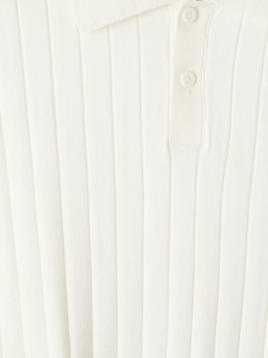 Pull En Maille À Col Polo Côtelé Pour Homme-4