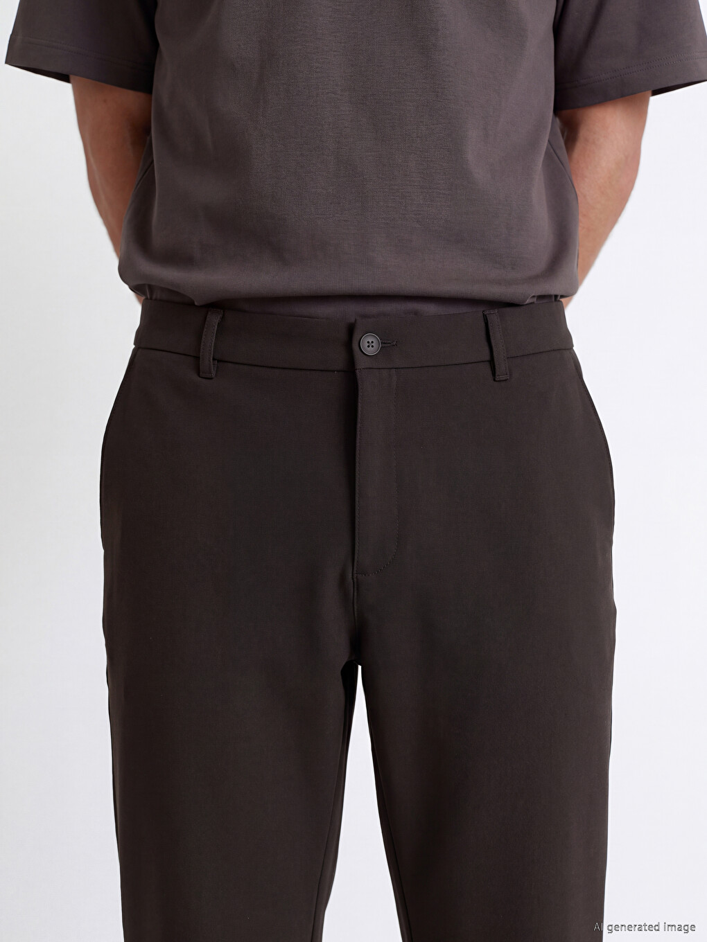 Regular Fit Men's Trousers-2