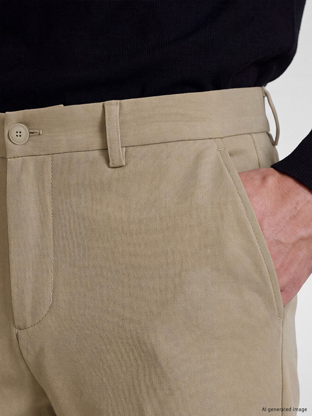 Regular Fit Men's Trousers-2