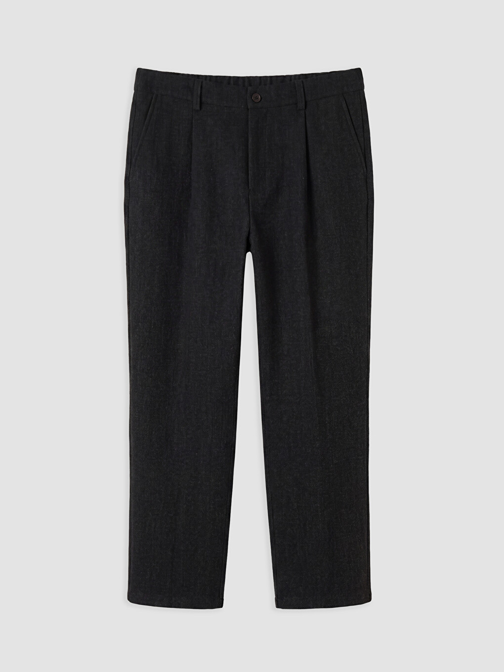 Pantalon Homme Plissé Coupe Régulière-4