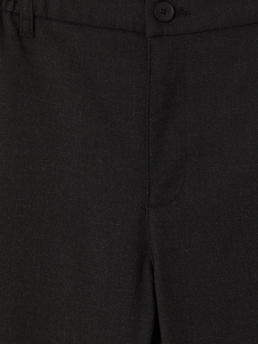 Siyah Regular Fit Gabardin Erkek Pantolon-1