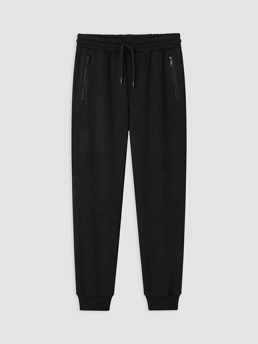 Siyah Regular Fit Erkek Jogger Eşofman Altı-4