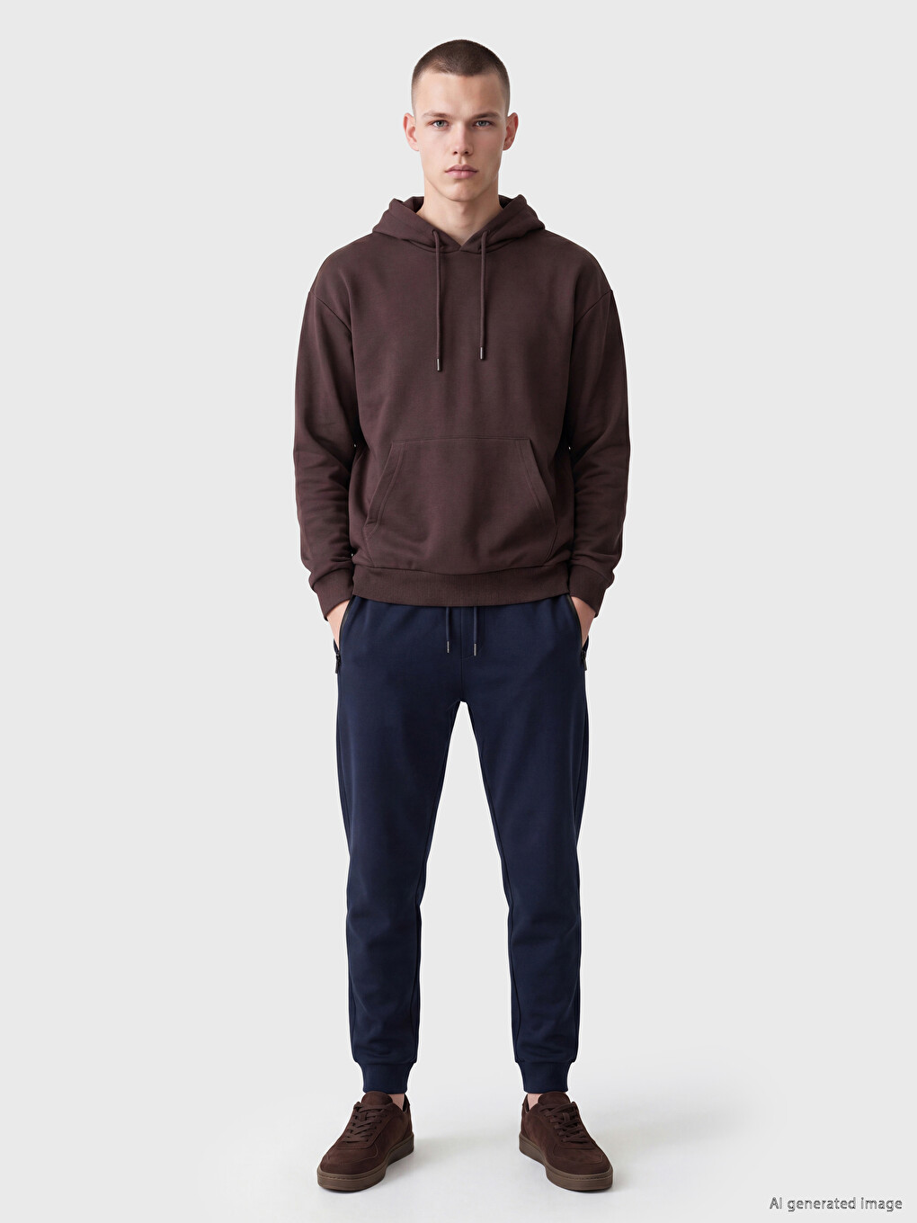 Lacivert Regular Fit Erkek Jogger Eşofman Altı-1