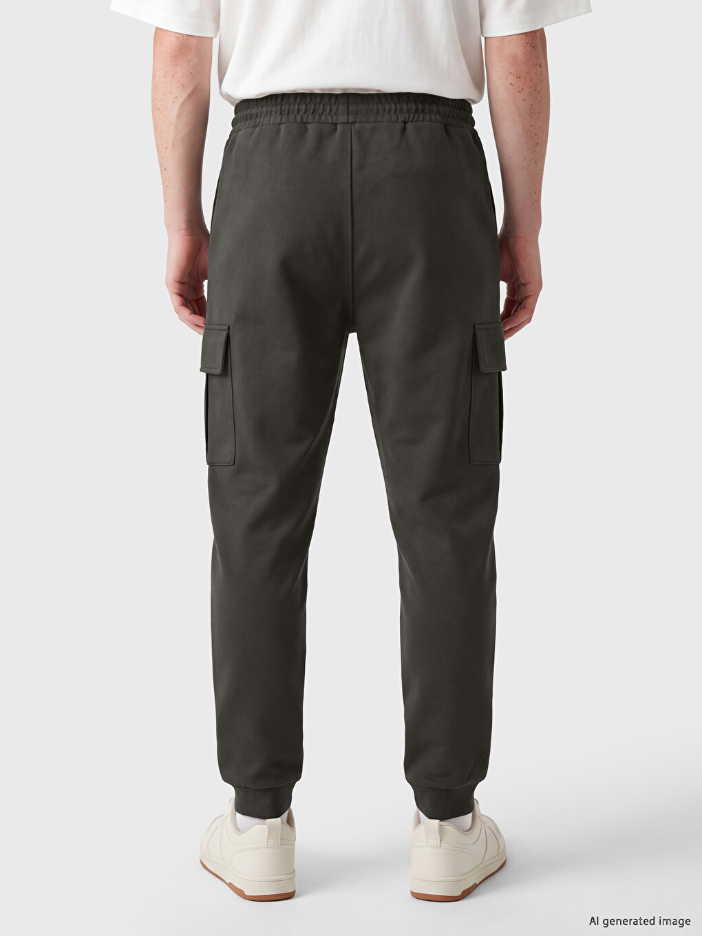 Yeşil Regular Fit Erkek Jogger Eşofman Altı-3