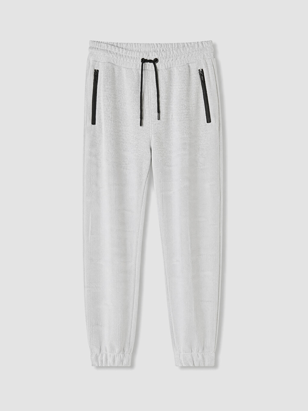 Gri Regular Fit Erkek Jogger Eşofman Altı-4
