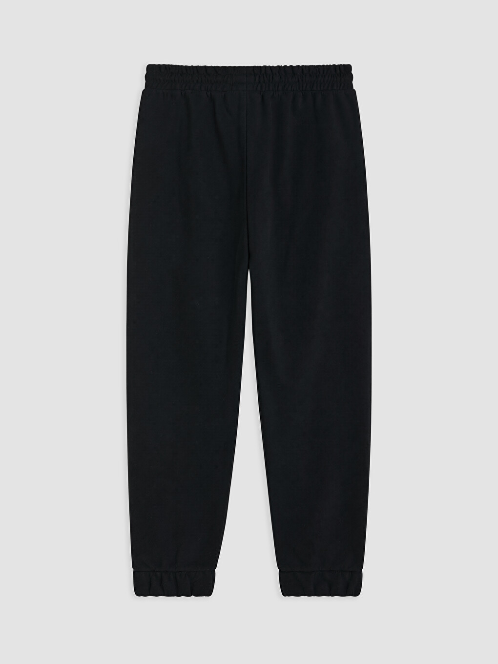 Siyah Regular Fit Erkek Jogger Eşofman Altı-5