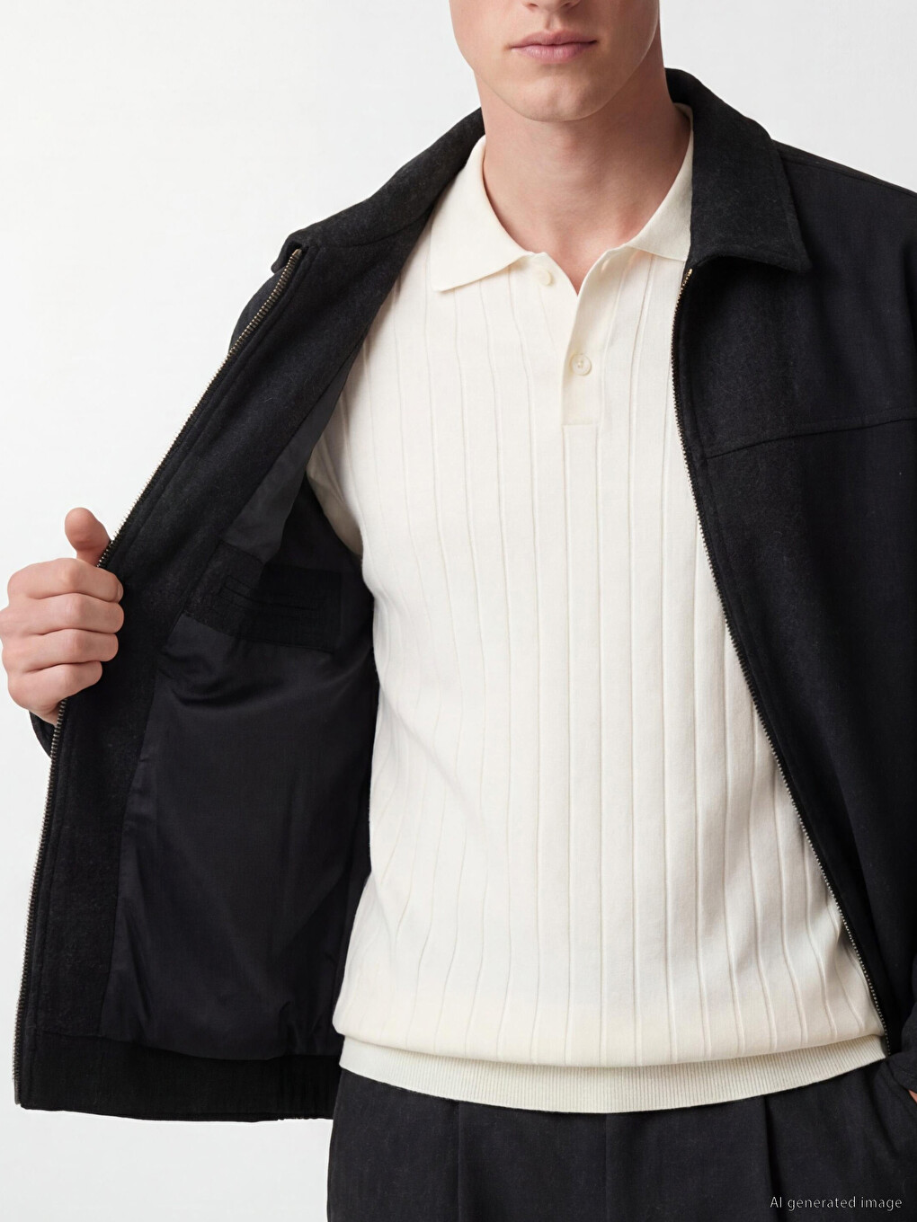 Regular Fit Men's Jacket-3