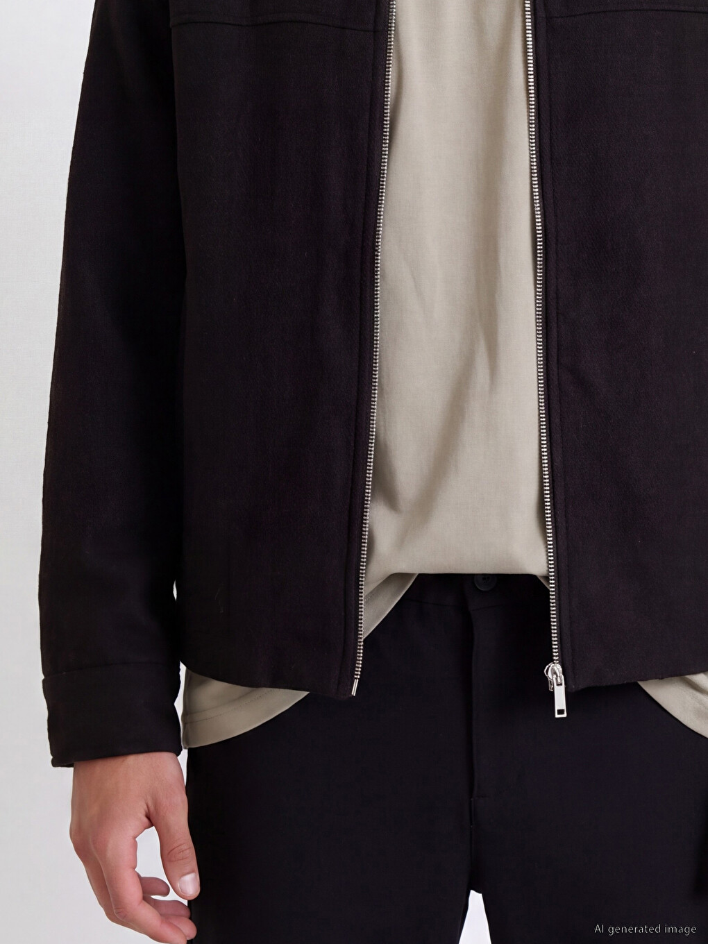 Regular Fit Men's Jacket-2