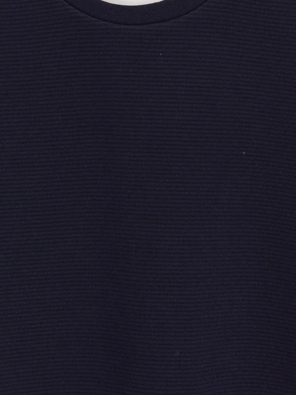 Lacivert Bisiklet Yaka Erkek Sweatshirt-6