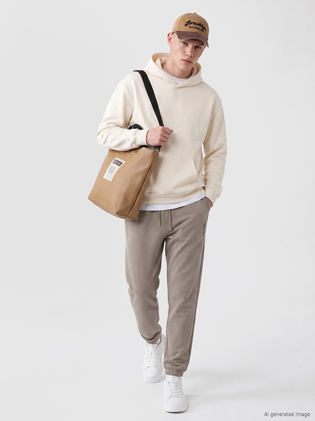 Pantaloni De Trening Jogger Regular Fit Pentru Bărbați-1