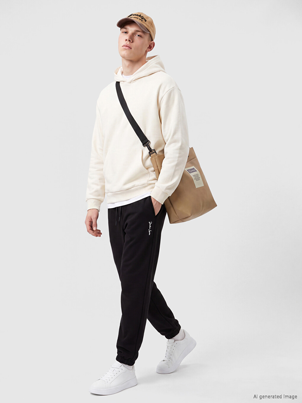 Pantaloni De Trening Jogger Regular Fit Pentru Bărbați-1