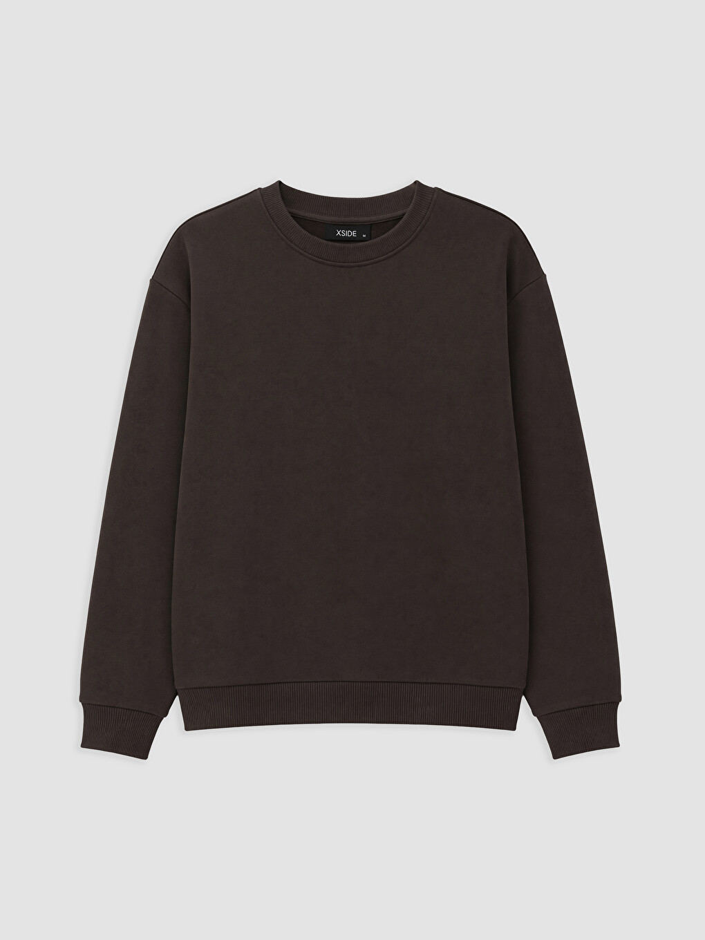 Crew Neck Men's Thick Sweatshirt-4