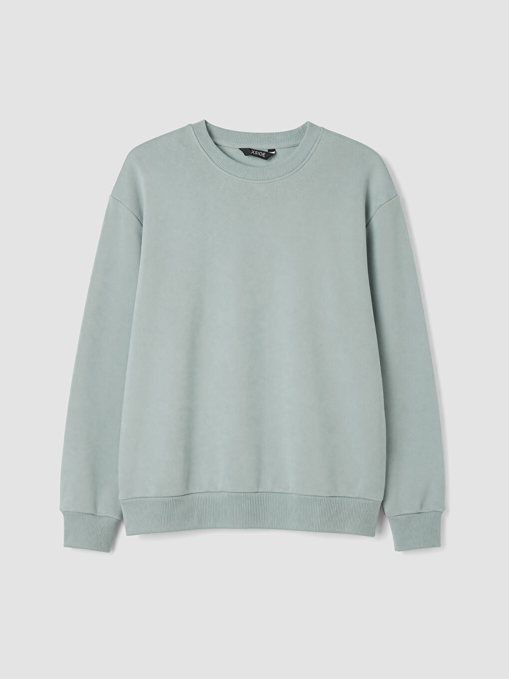 Crew Neck Men's Thick Sweatshirt-4
