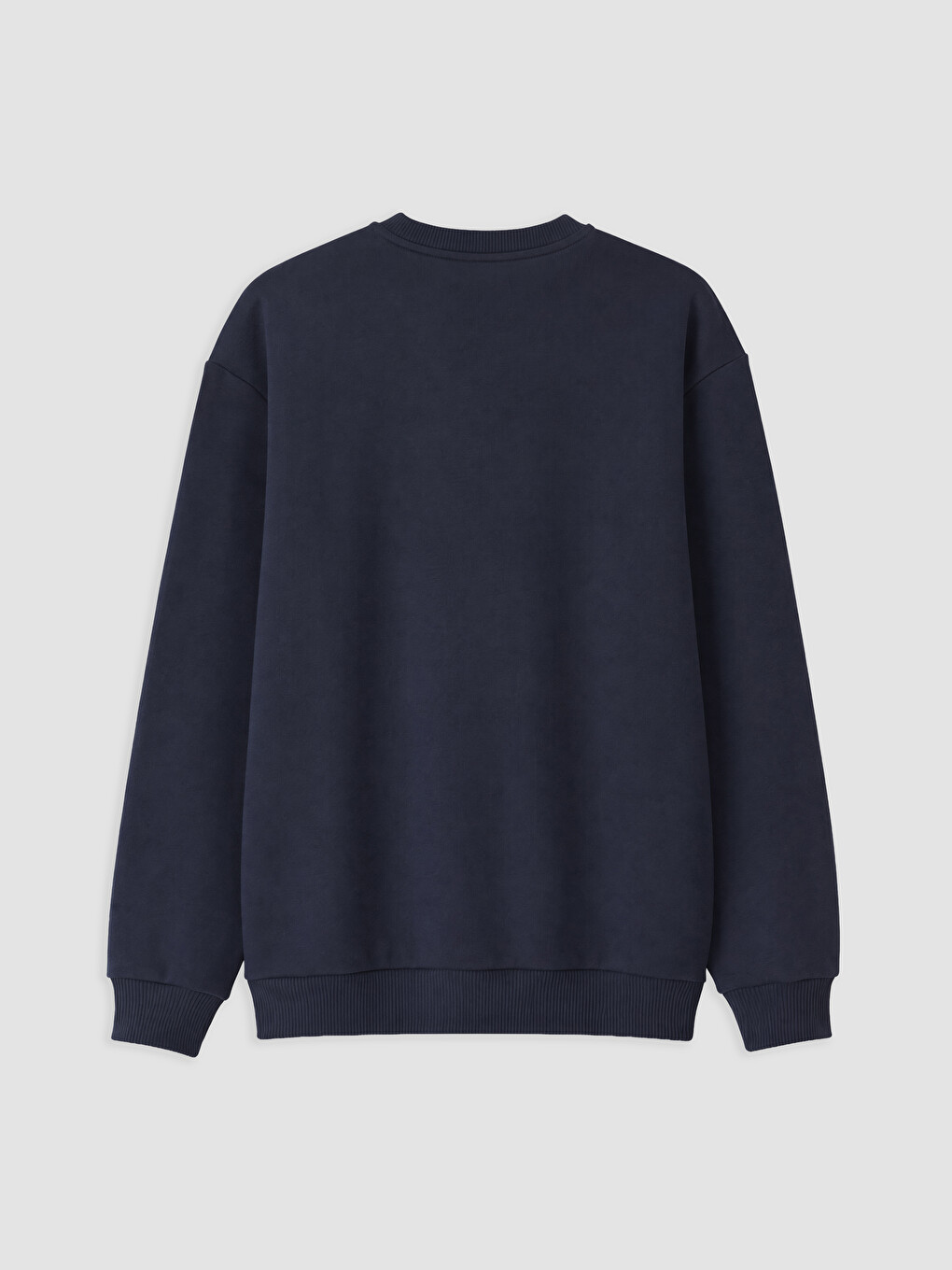 Crew Neck Men's Thick Sweatshirt-5
