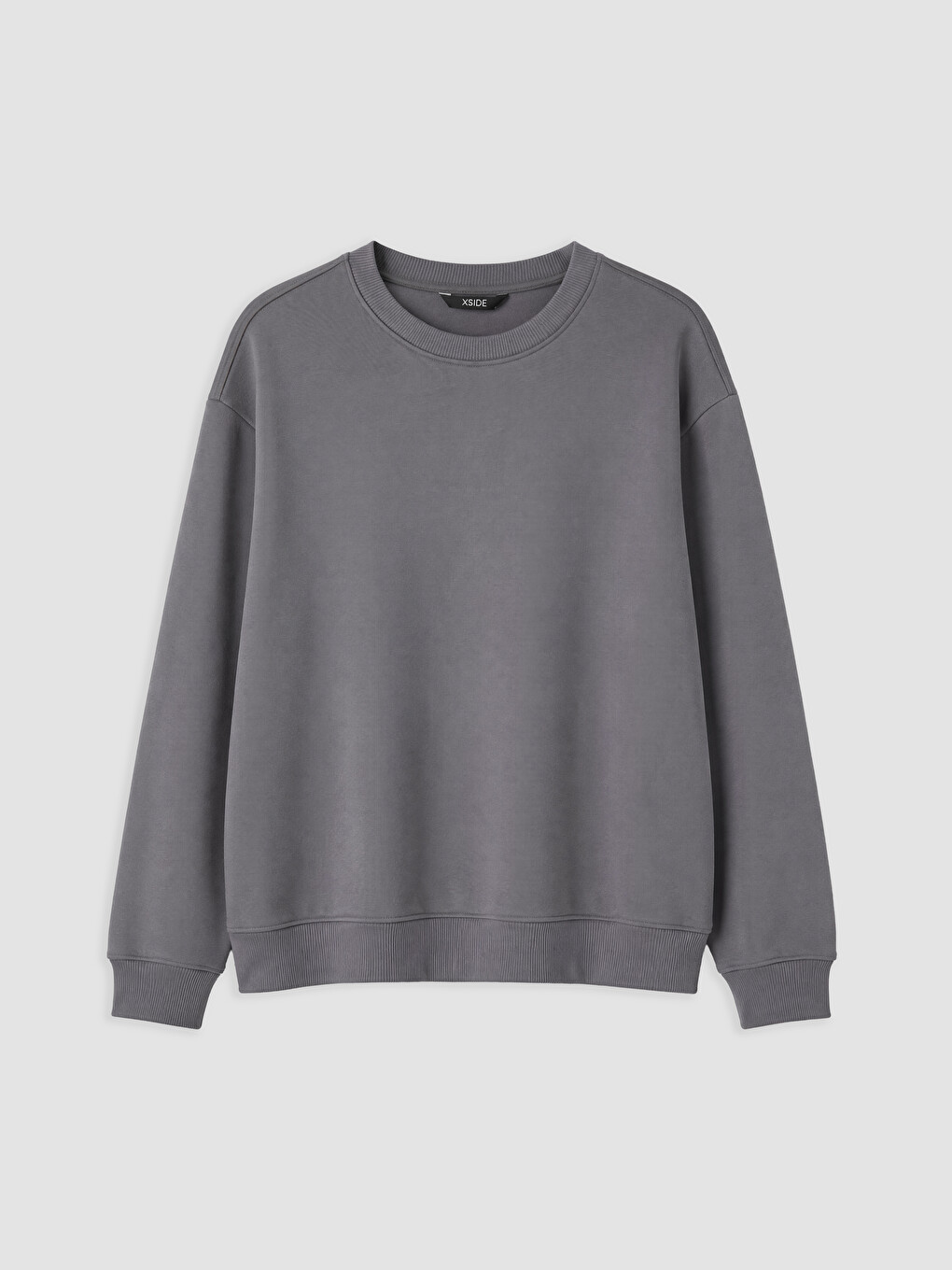 Crew Neck Men's Thick Sweatshirt-4