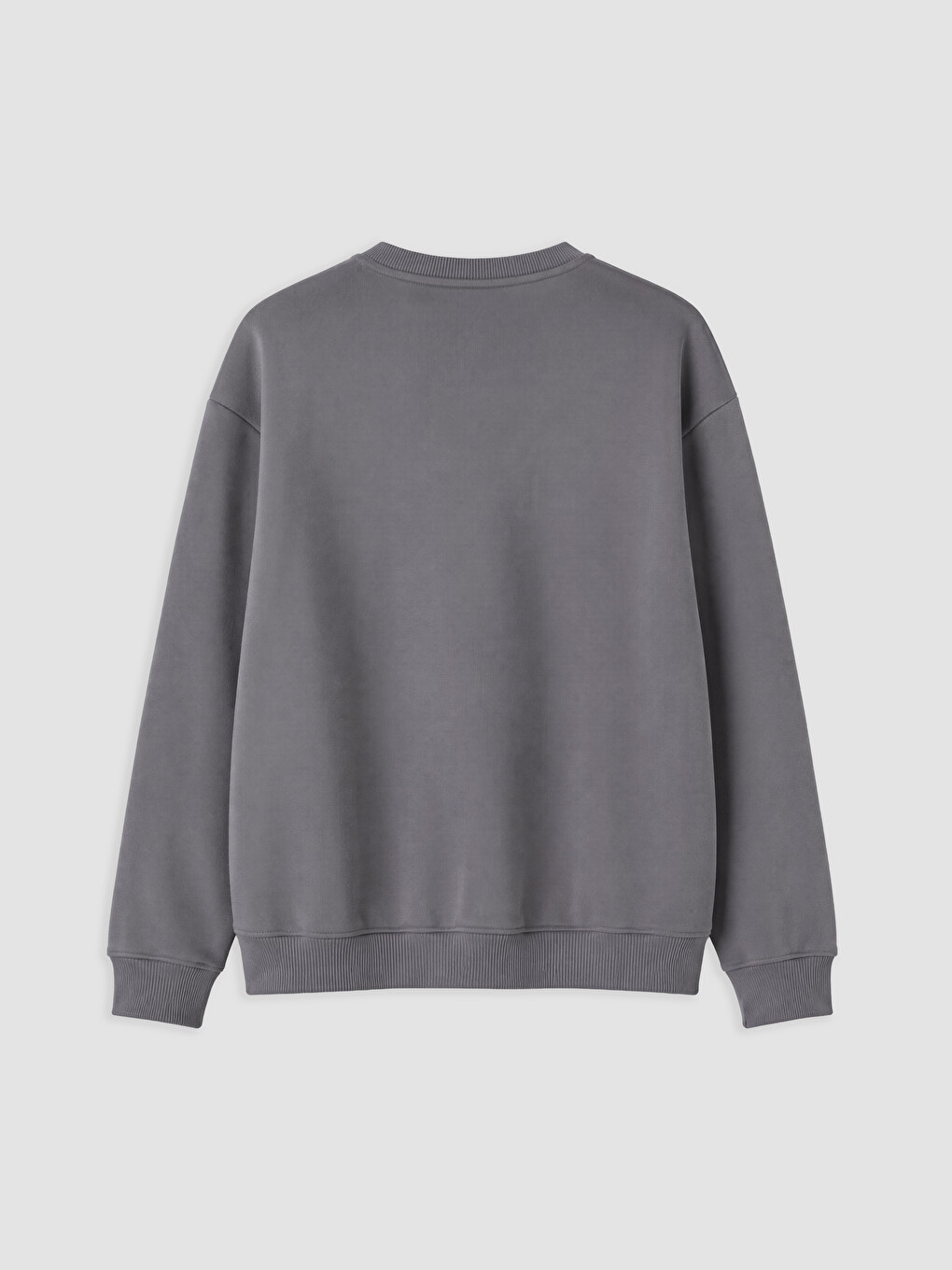 Crew Neck Men's Thick Sweatshirt-5