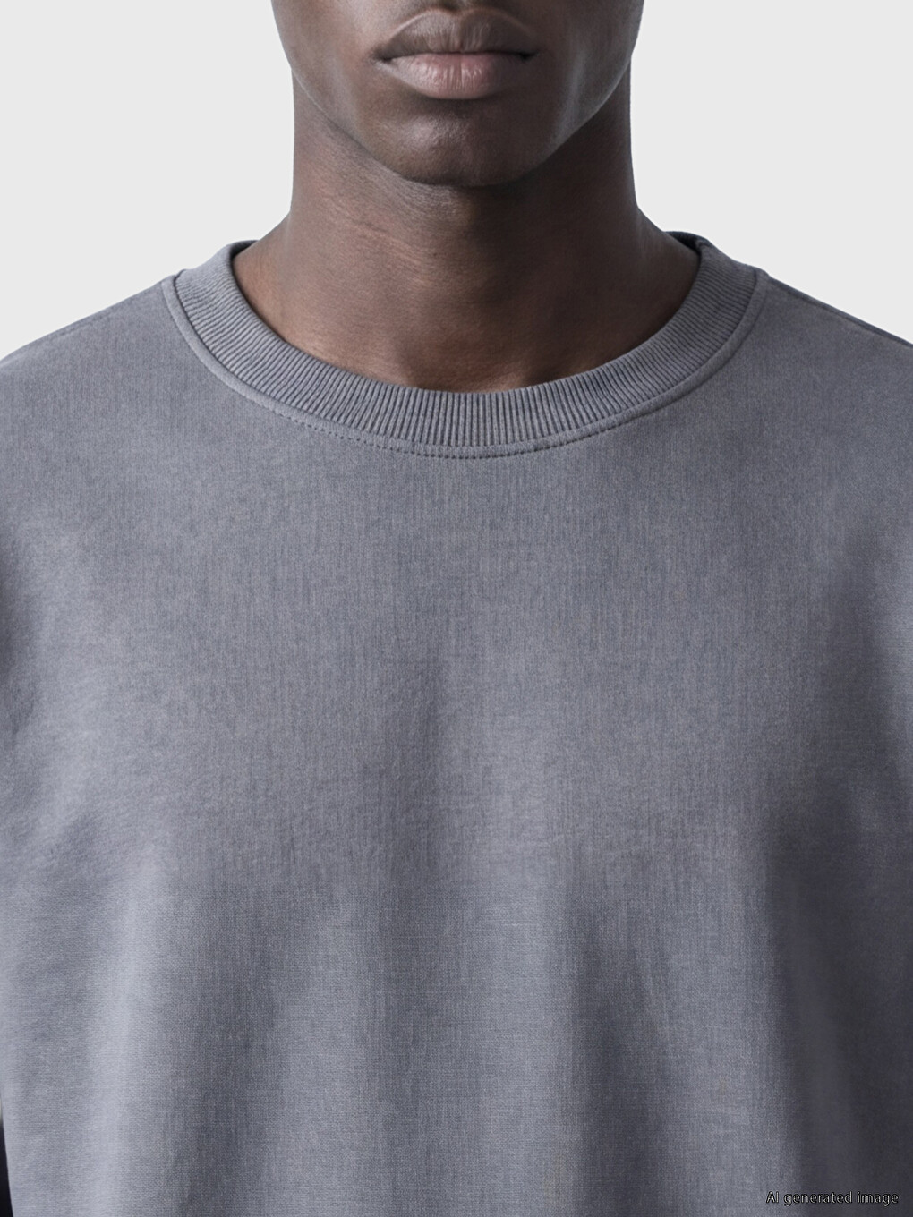 Crew Neck Men's Thick Sweatshirt-2