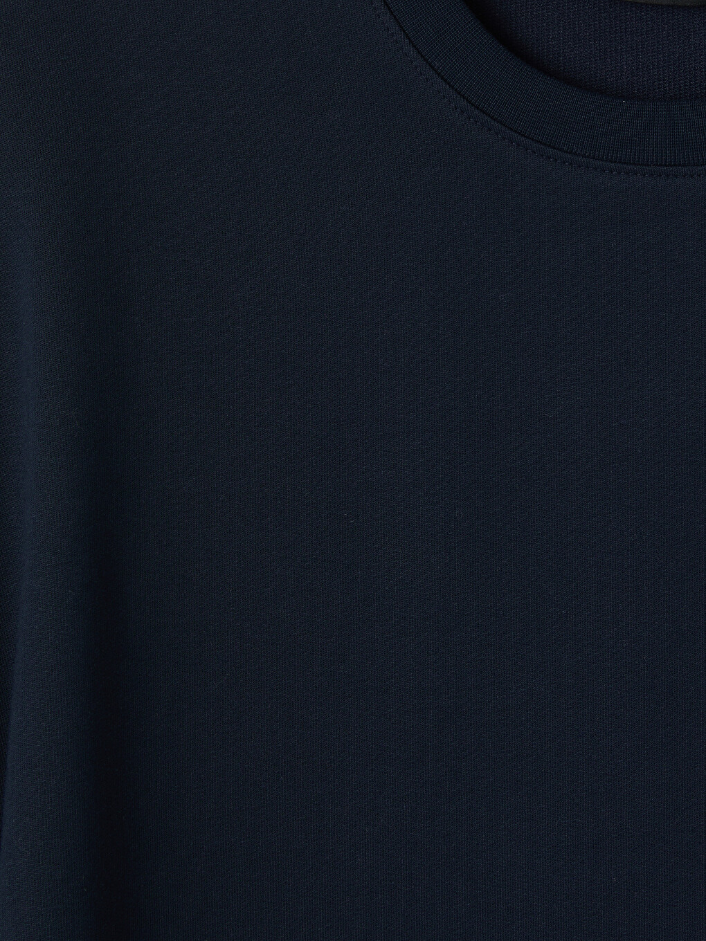 Lacivert Bisiklet Yaka Erkek Sweatshirt-6