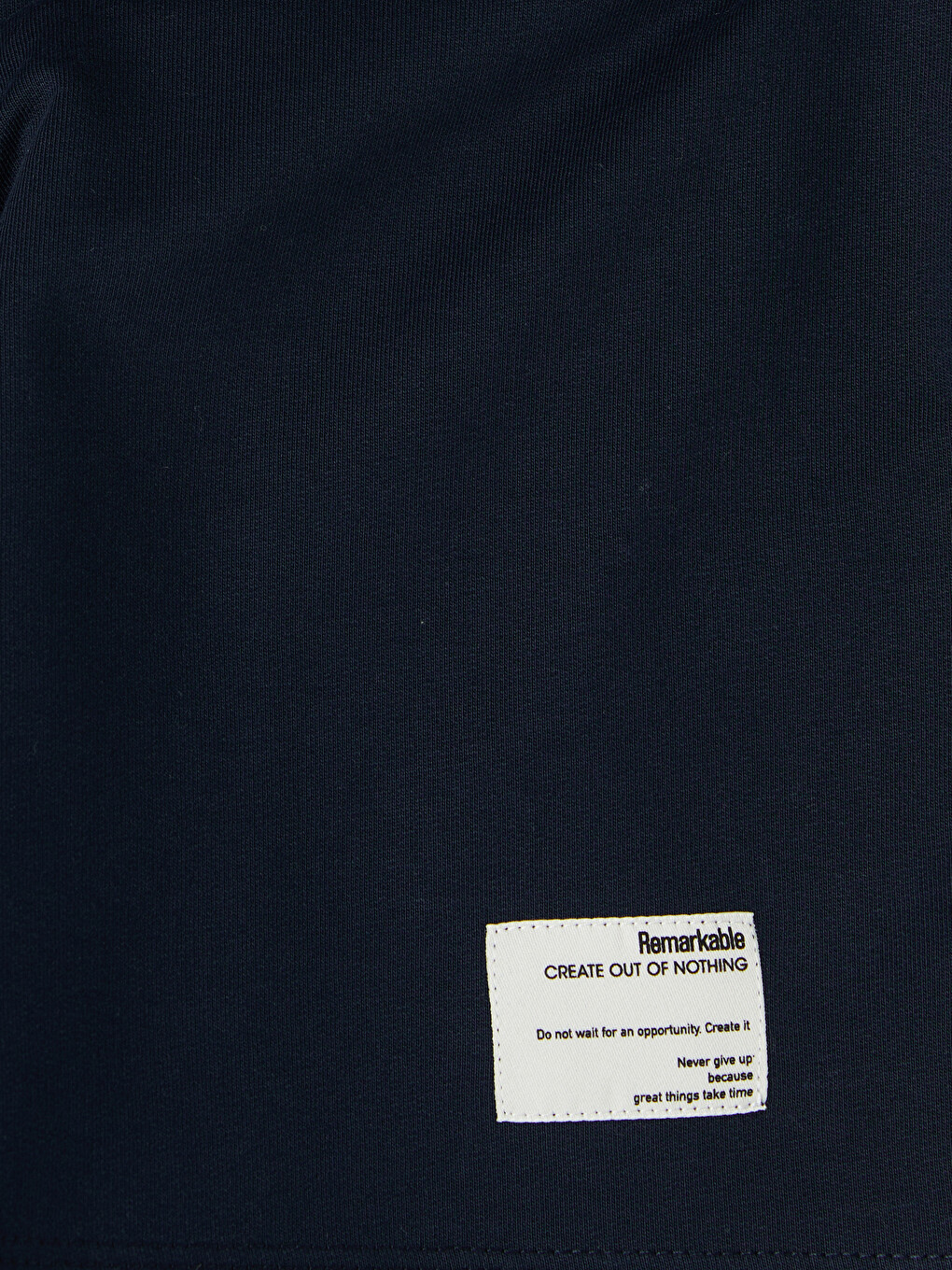 Lacivert Bisiklet Yaka Erkek Sweatshirt-7