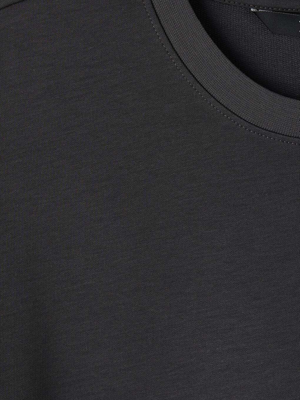 Antrasit Bisiklet Yaka Erkek Sweatshirt-6