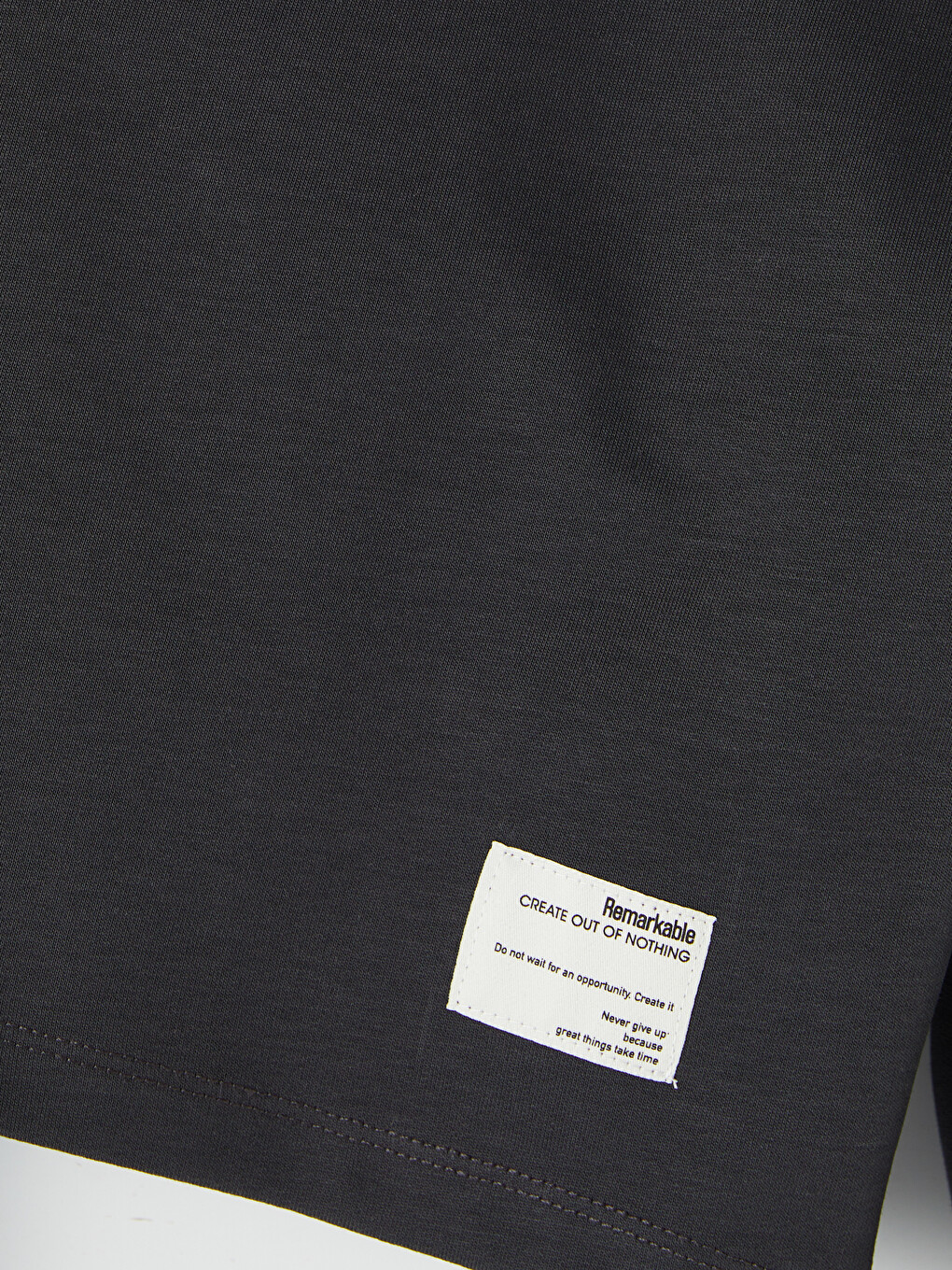Antrasit Bisiklet Yaka Erkek Sweatshirt-7