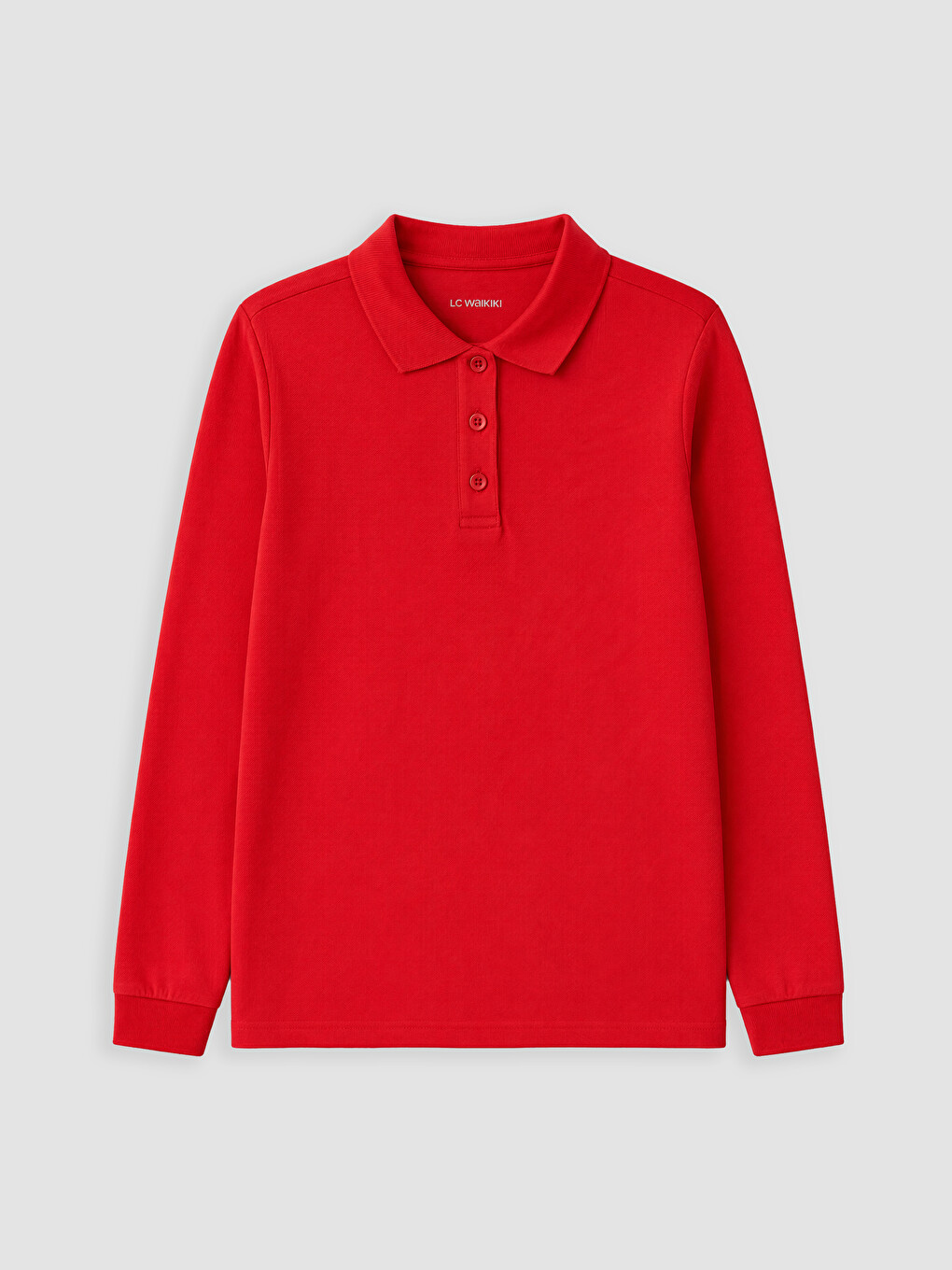 T-shirt Me Jakë Polo Me Mëngë Të Gjata Për Vajza