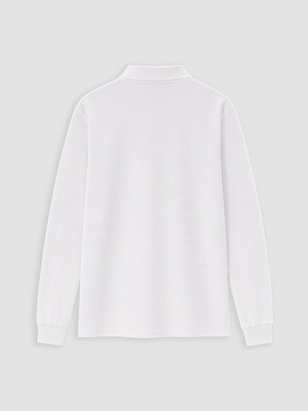 Polo Collar Long Sleeve Girls' T-shirt-2