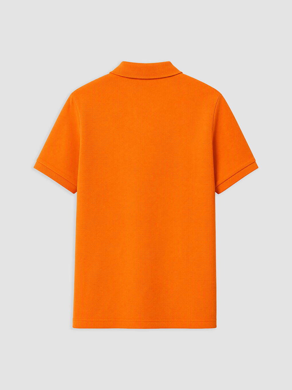 Polo Collar Girls' Pique T-shirt-1