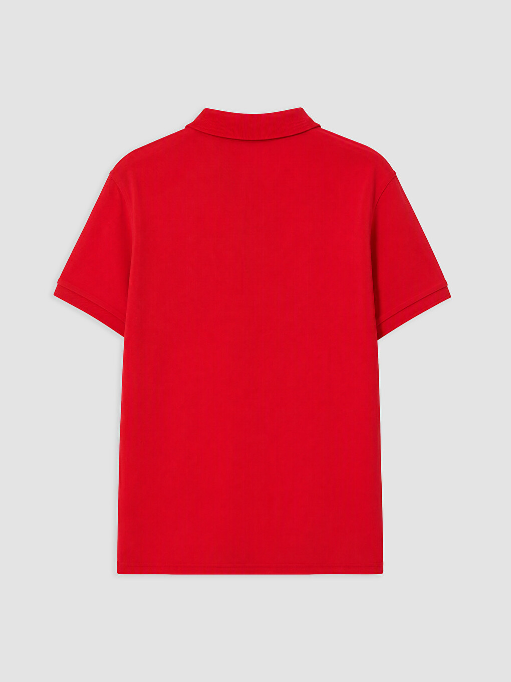 Polo Collar Girls' Pique T-shirt-1