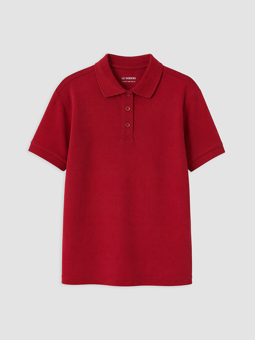 Polo Collar Girls' T-shirt