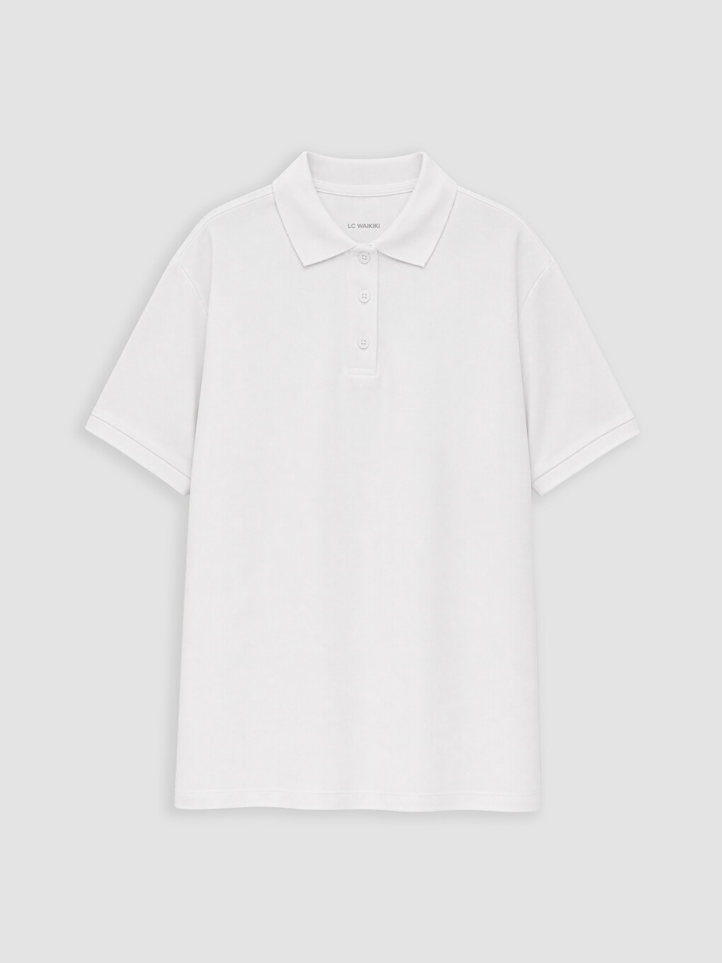 Polo Collar Girls' T-shirt 2 Pack-4