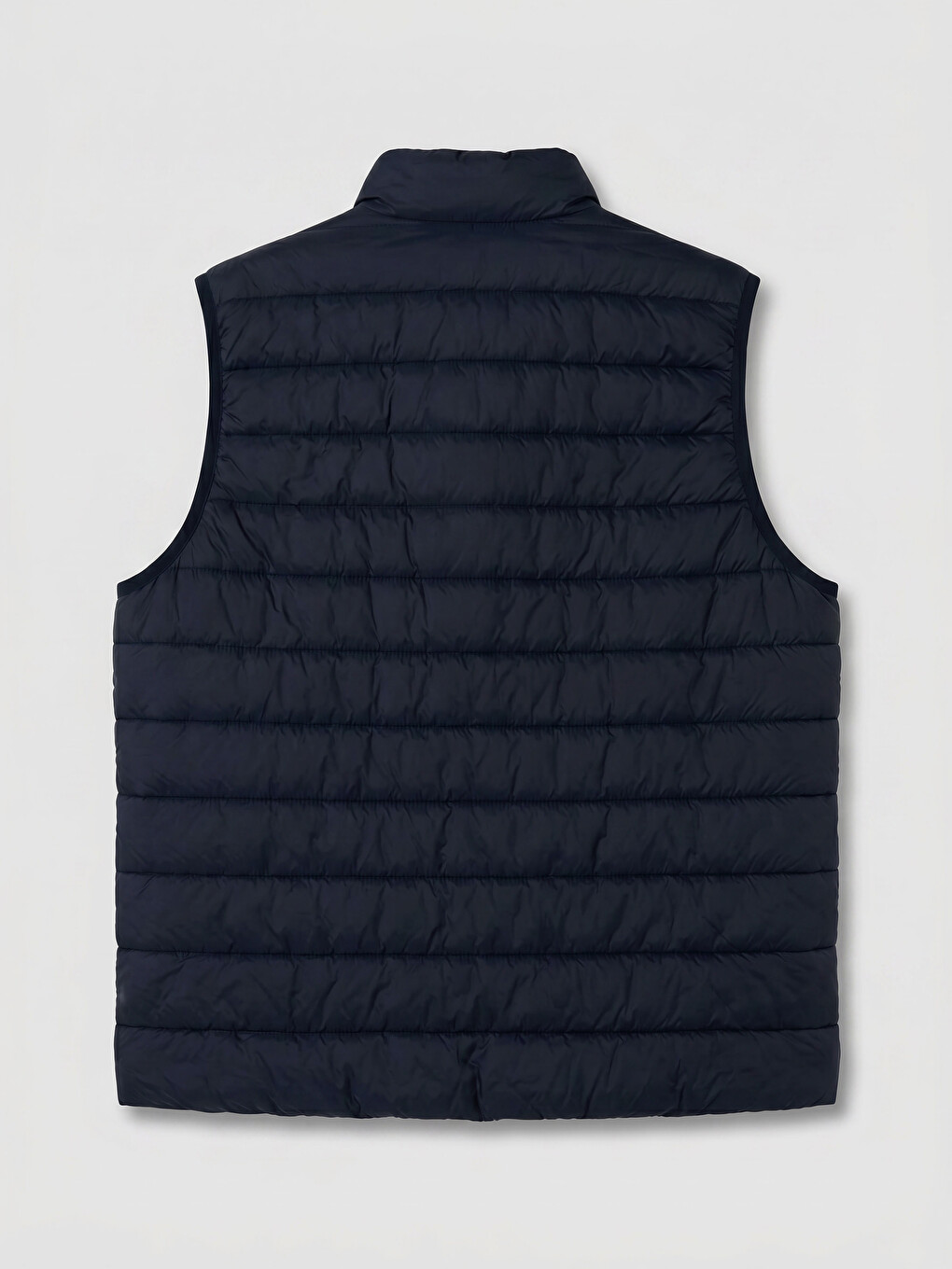 Lacivert Regular Fit Dik Yaka Kapitone Erkek Şişme Yelek-4