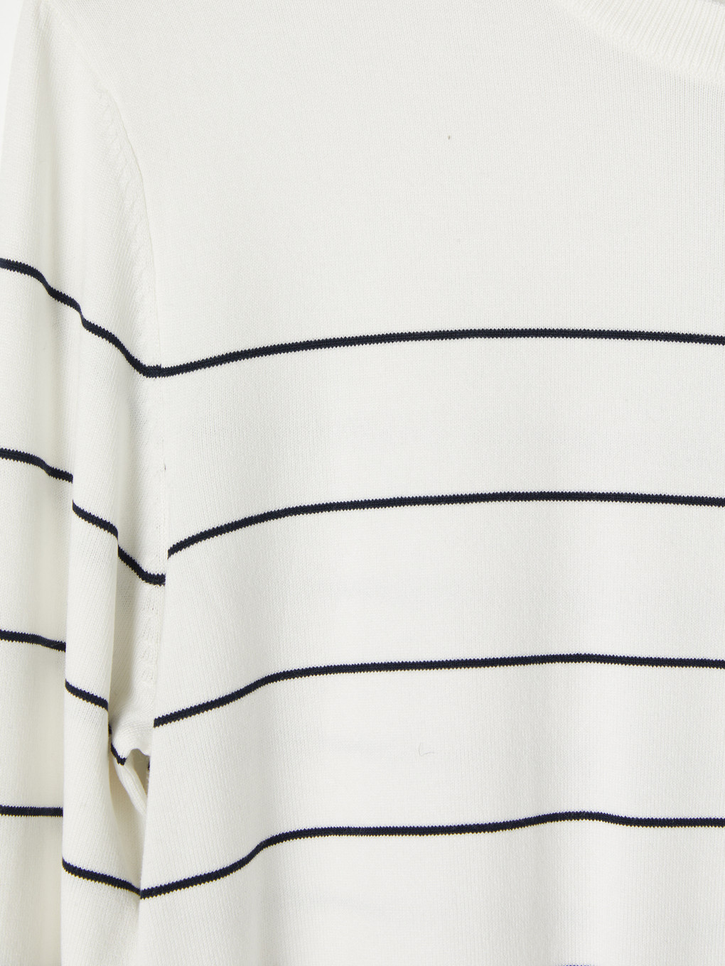 Crew Neck Striped Men's Knitwear Sweater-6
