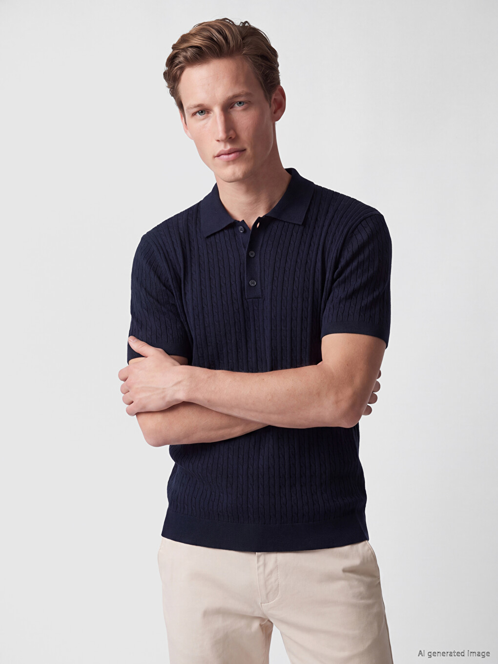 Man Navy T-shirt