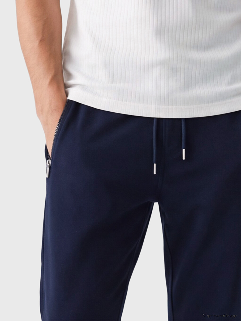 Lacivert Regular Fit Erkek Jogger Eşofman Altı-2