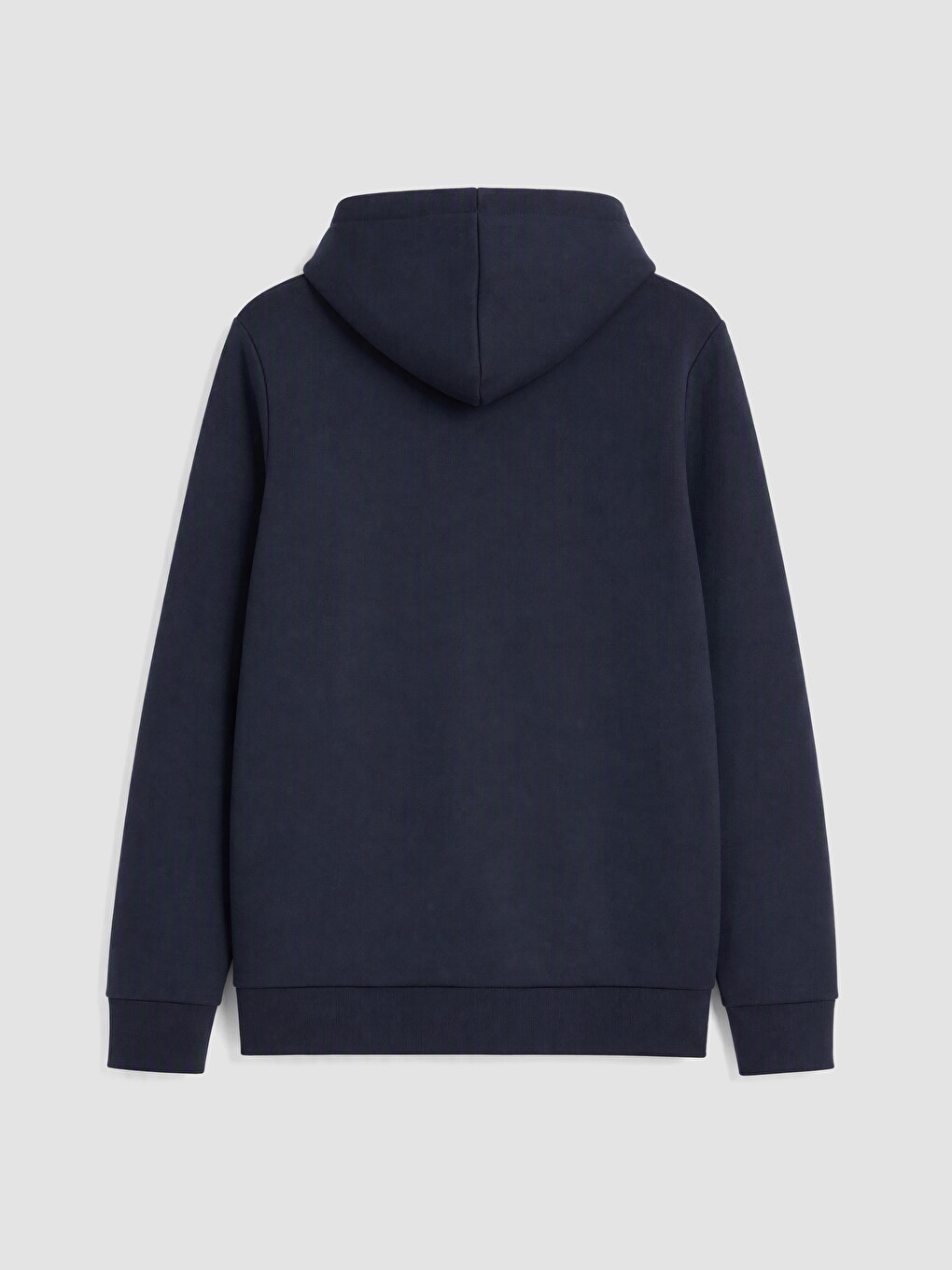 Lacivert Kapüşonlu Erkek Fermuarlı Sweatshirt-3