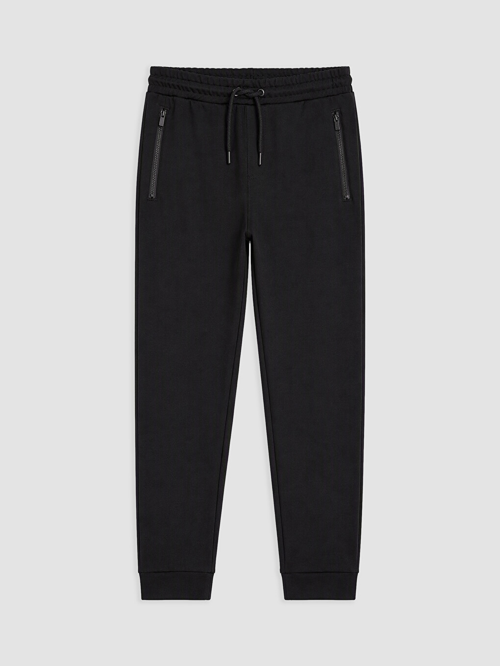 Siyah Regular Fit Erkek Jogger Eşofman Altı-4