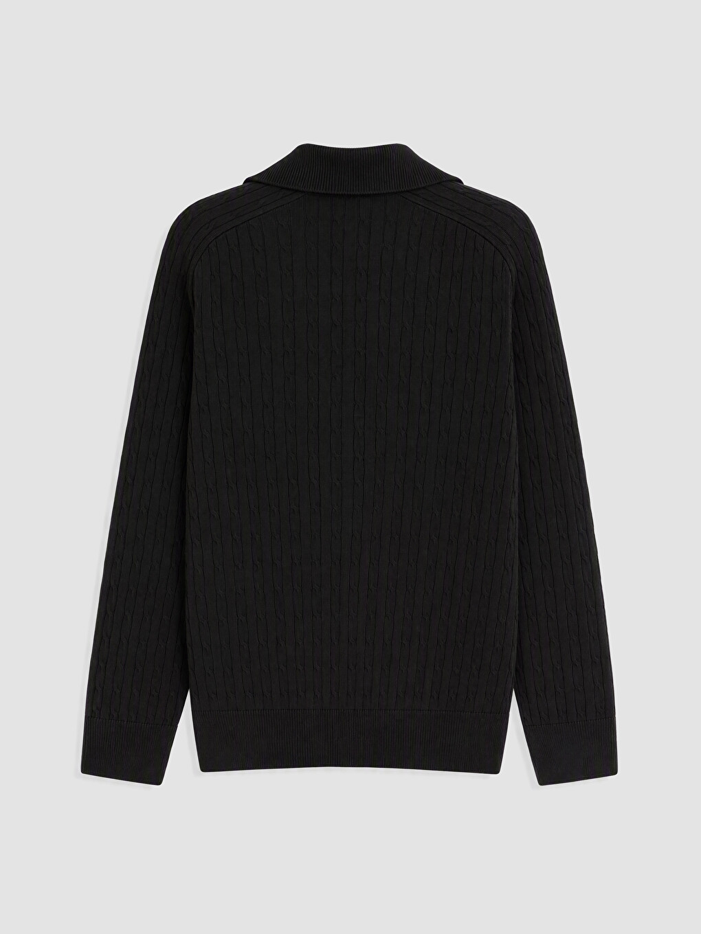 Siyah Regular Fit Erkek Triko Hırka-6
