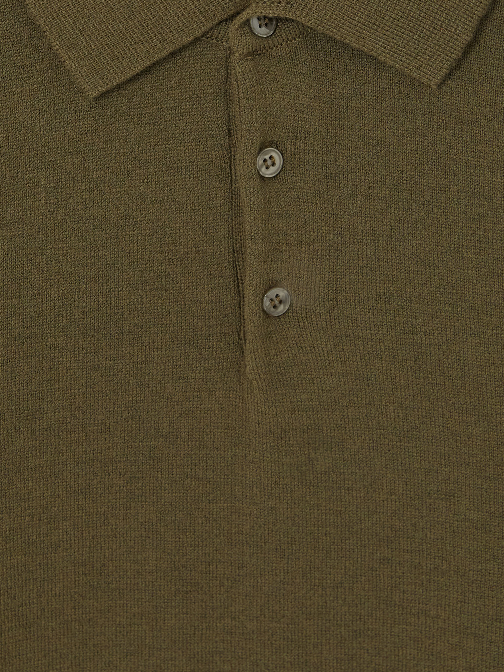 Pull En Maille Pour Homme En Mélange De Laine À Col Polo-1