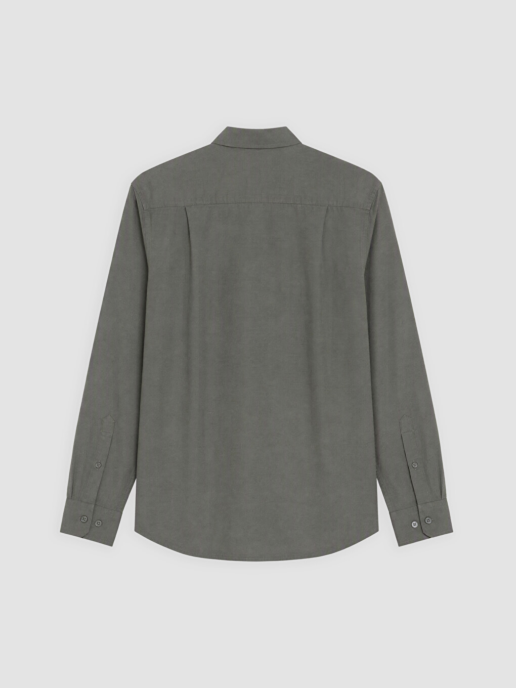 Yeşil Regular Fit Oxford Erkek Gömlek-4