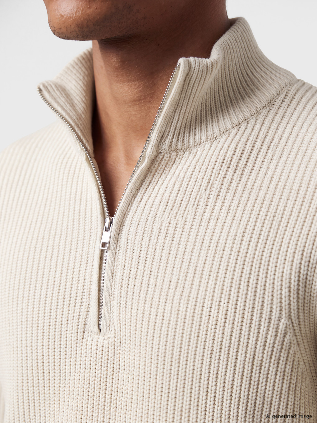 Half-zip Men's Sweater-2