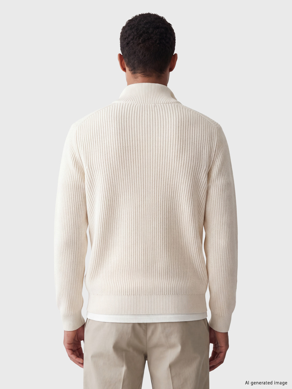 Half-zip Men's Sweater-3