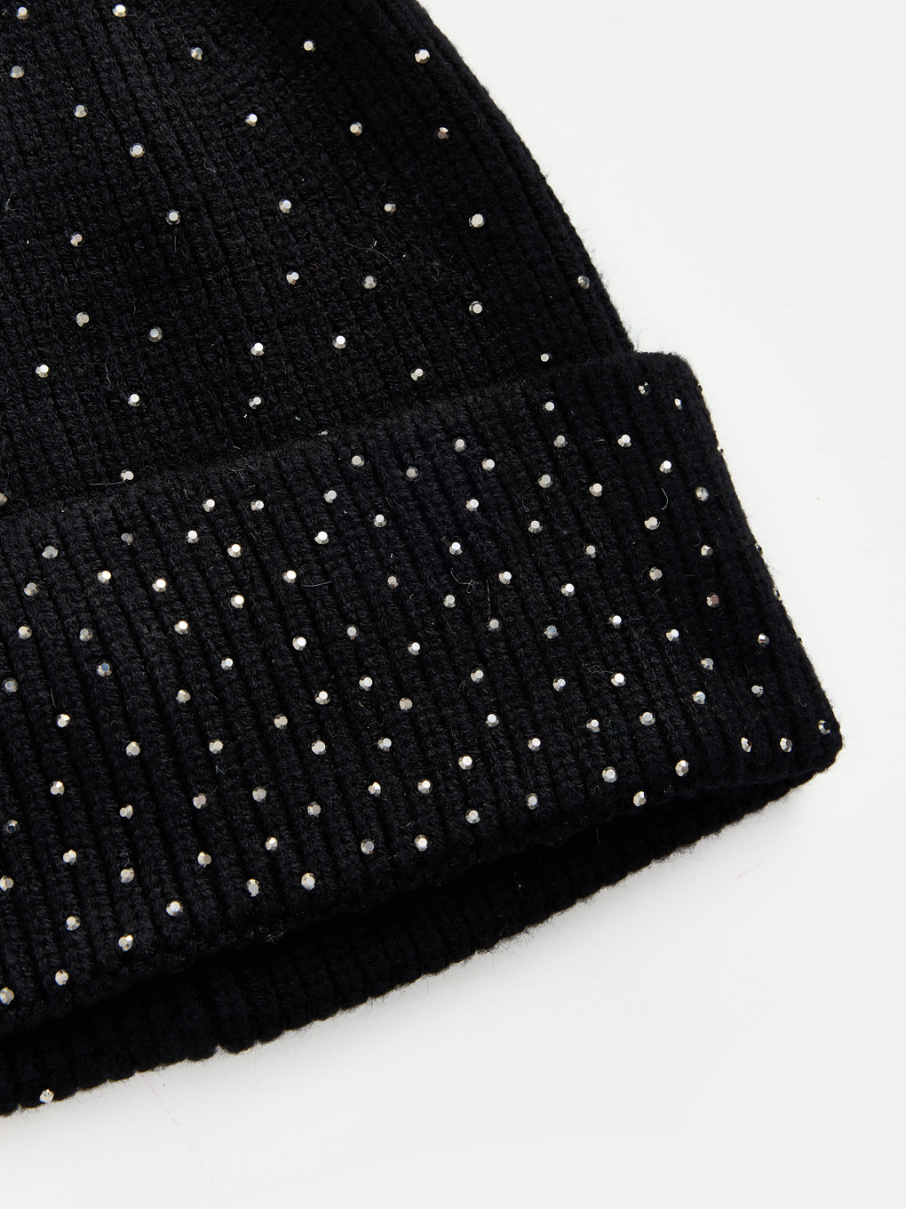 Rhinestone Girls' Knitwear Beanie-1