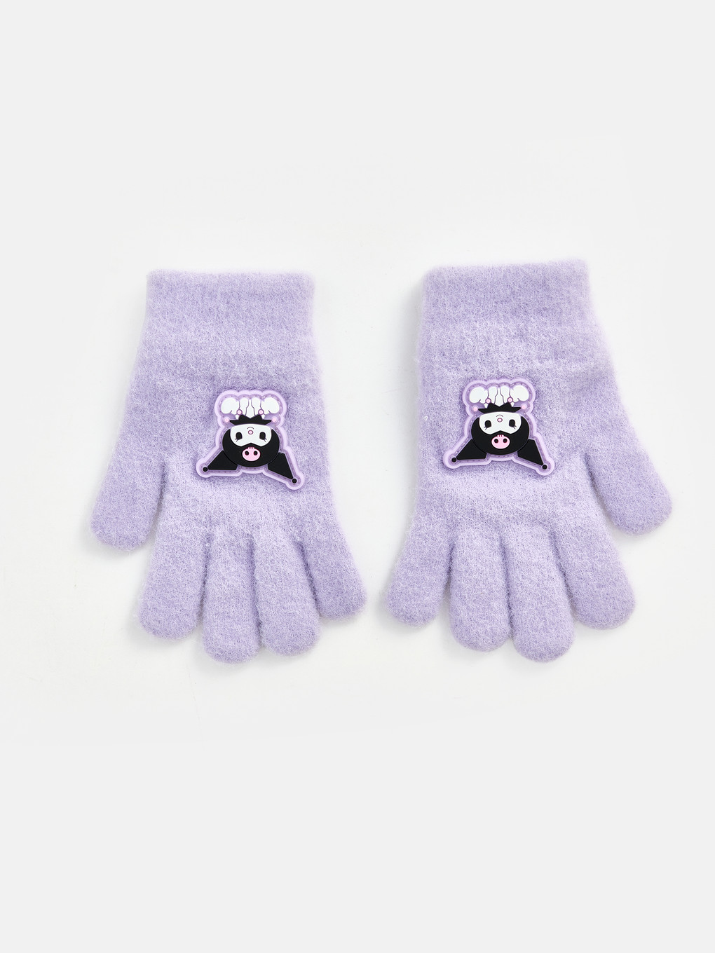 Kuromi Printed Girls' Gloves